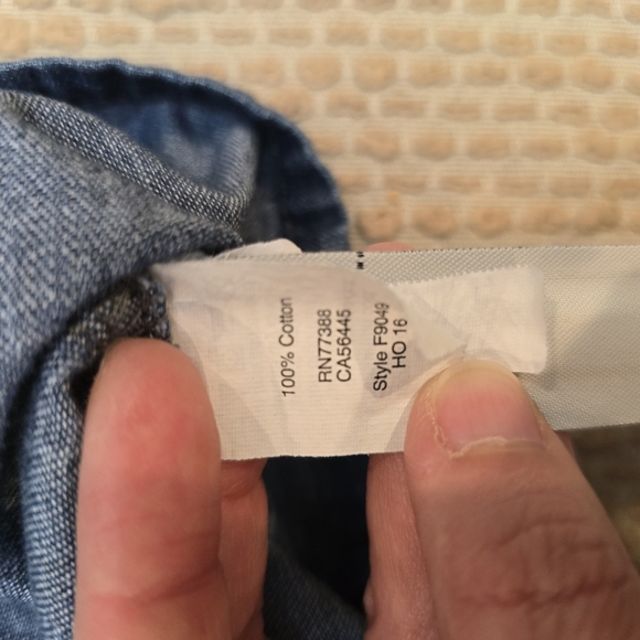 Madewell Dress Womens Long Sleeve  Button Up Blue Size Small Whit Pockets - Picture 9 of 16